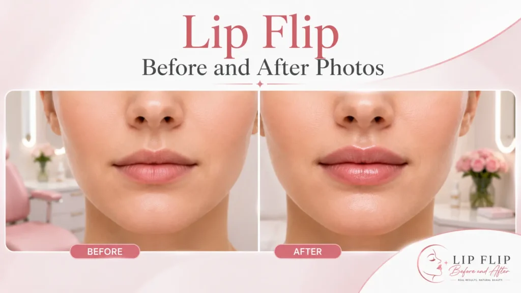 Lip Flip Before and After Photos