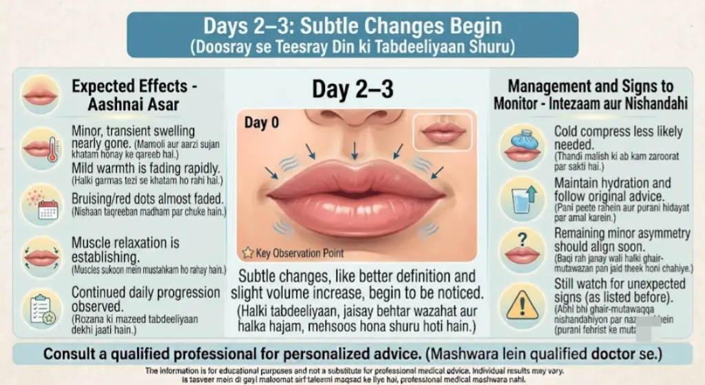 Days 2–3: Subtle Changes Begin