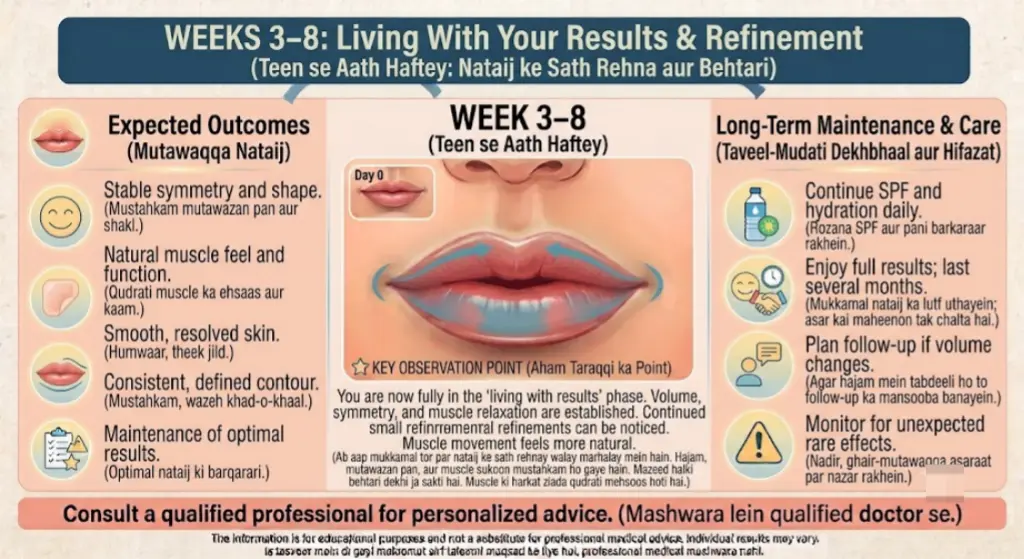Weeks 3–8: Living With Your Results