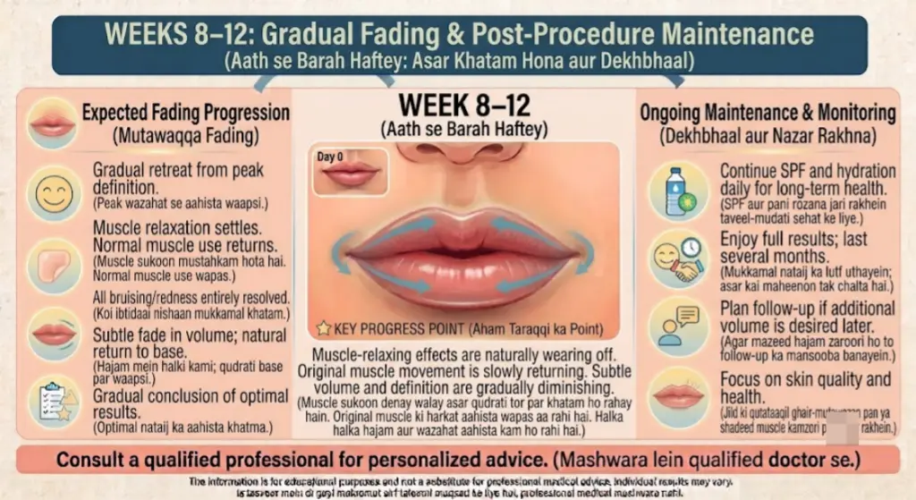Weeks 8–12: Gradual Fading