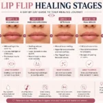 Lip Flip Healing Stages