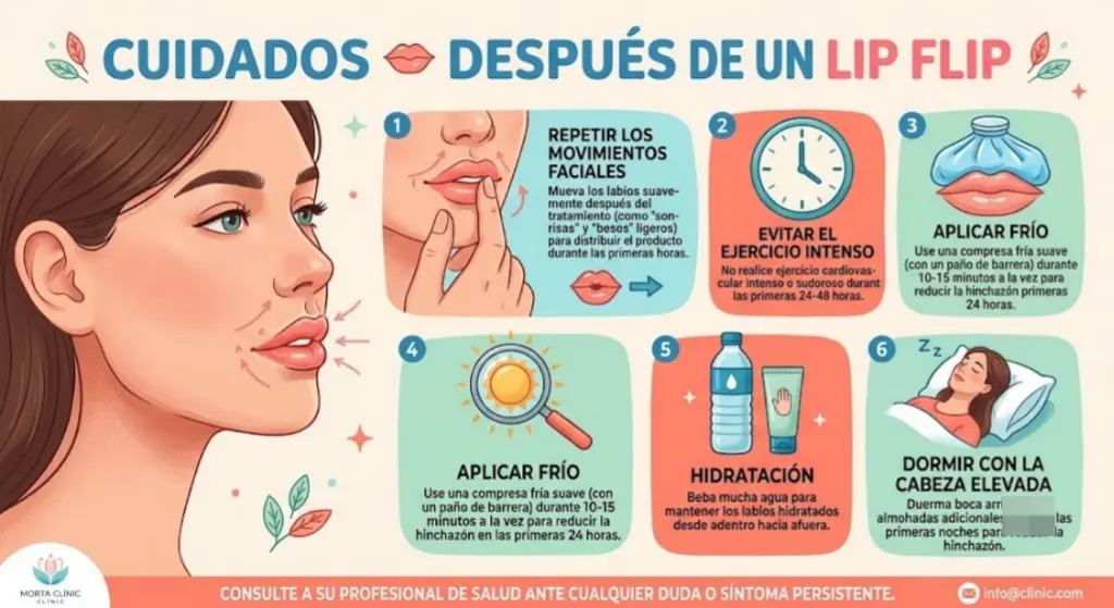 Lip Flip Aftercare