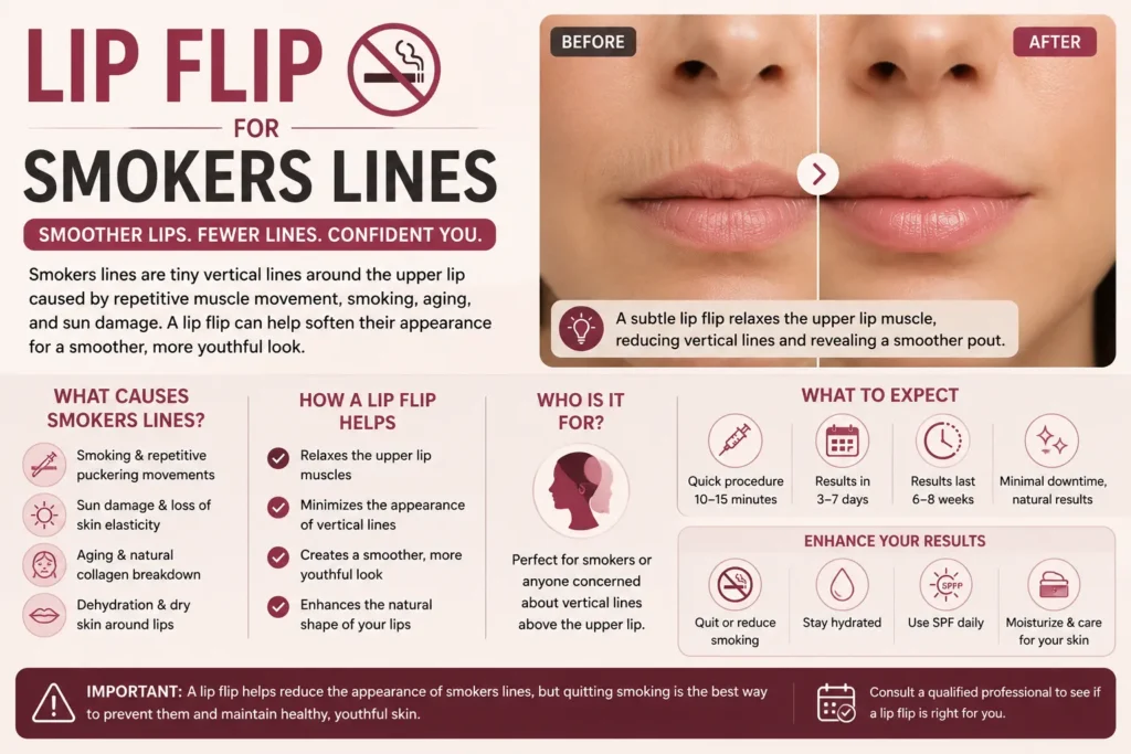 Lip Flip for Smokers Lines