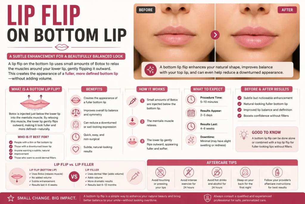 Lip Flip on Bottom Lip