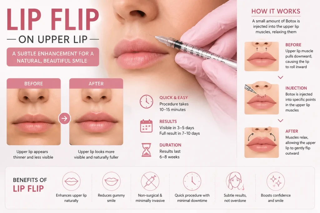Lip Flip on Upper Lip
