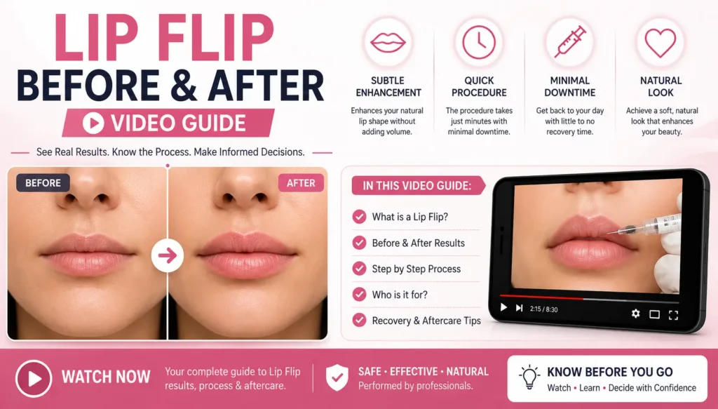 Lip Flip Before and After Video Guide
