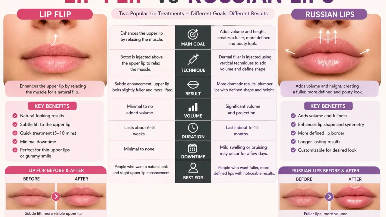 Lip Flip vs Russian Lips