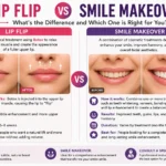 Lip Flip vs Smile Makeover