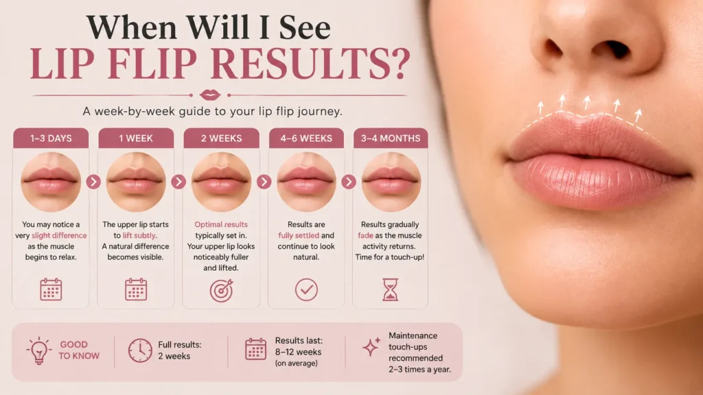 When Will I See Lip Flip Results