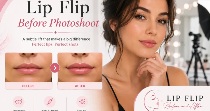 Lip Flip Before Photoshoot