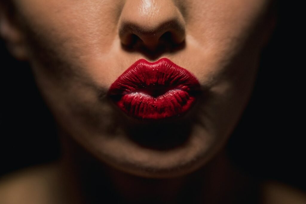 Natural-looking lips after dissolved lip filler